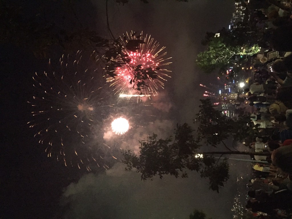 NYE fireworks by Kaori Takahashi, Bureau Chief for Nikkei Inc