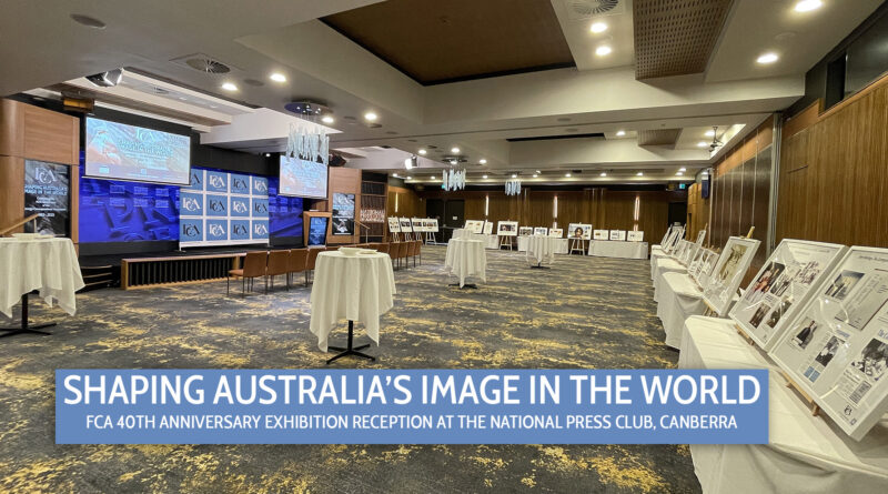 FCA National Press Club Exhibition, Canberra Curator Raj Suri